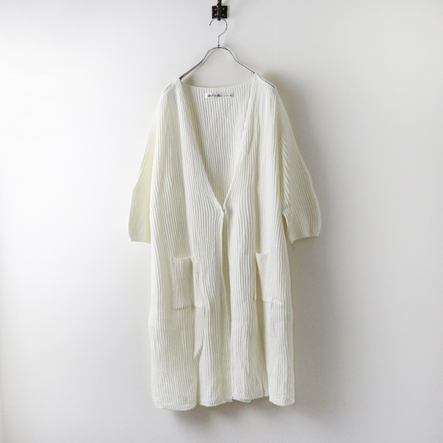 美品 ハグオーワー クロスアンドクロス HUG O WaR Cloth&Cross 畦編み