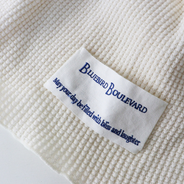 BLUEBIRD BOULEVARD × Ron Herman ワッフルストール 美品 ブルーバードブルバード BLUEBIRD BOULEVARD ワッフルストール