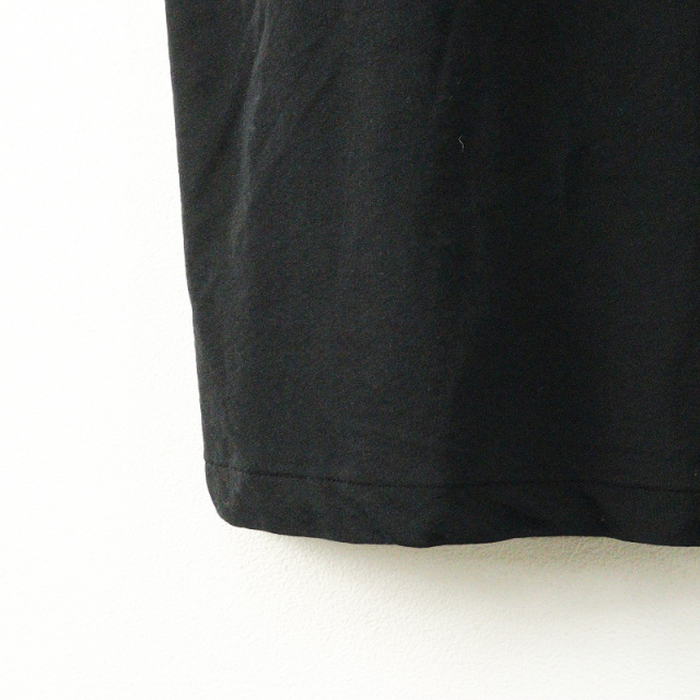近年 ヨウジヤマモト Yohji Yamamoto コットンショートスリーブTシャツ 2＼ブラック カットソー 半袖 トップス【2400014684643】 近年 ヨウジヤマモト Yohji Yamamoto コットンショートスリーブTシャツ