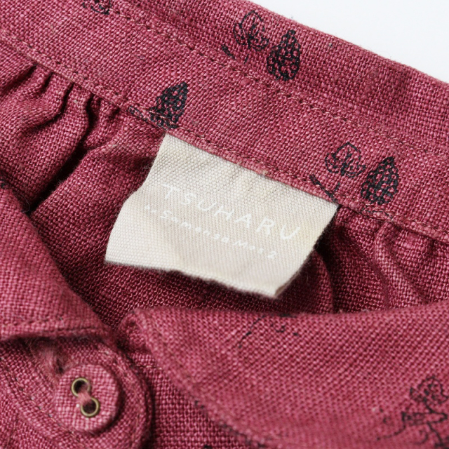 サマンサモスモス ツハル TSUHARU 立体ビーズ刺繍 ボルドー TSUHARU by Samansa Mos2（ツハルバイサマンサモスモス）ボルドーの