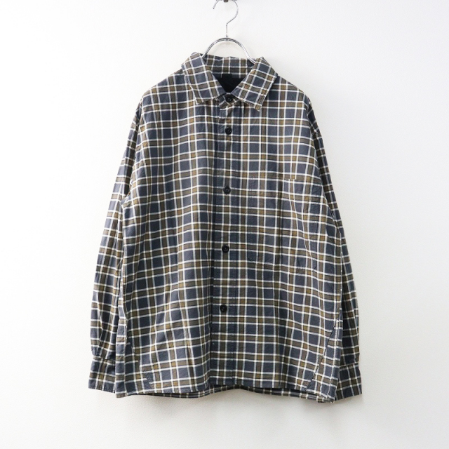 Theory 美品2025AW 今期 グレー 長袖シャツジャケット MEN（メンズ