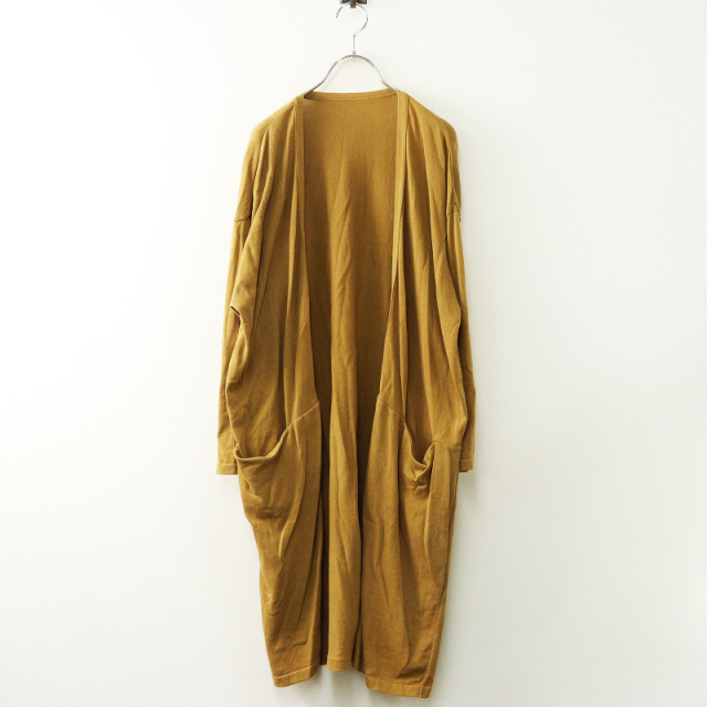 石見銀山、群言堂　根々　カーディガン 石見銀山 群言堂 グンゲンドウ ネネ 根々コットンニット 前開き ロング