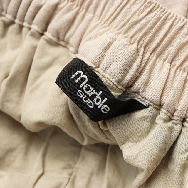 2024SS マーブルシュッド marble SUD MIZBASHO TUCK ハカマパンツ
