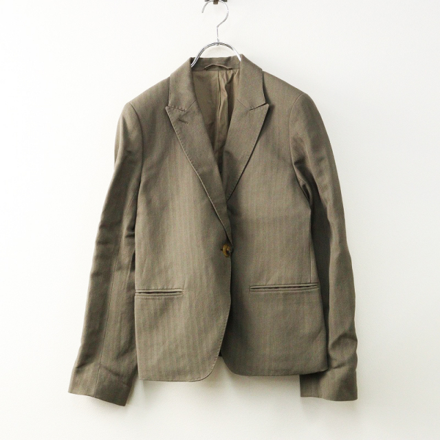 MARGARET HOWELL リネン100% サマージャケット ヘリンボーン TRESOR