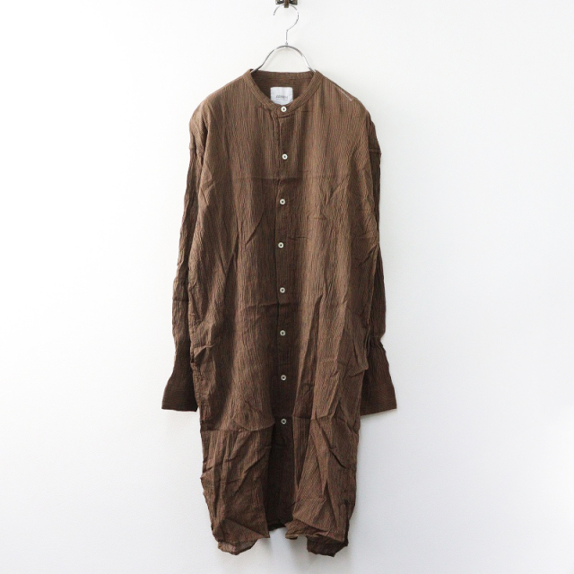 美品 アーメン ARMEN UTILTY BANDED COLLAR SHIRTS 3＼アッシュベージュ ストライプ バンドカラーシャツ ブラウス【2400014686340】 楽天市場】armen アーメン バンドカラー シャツの通販