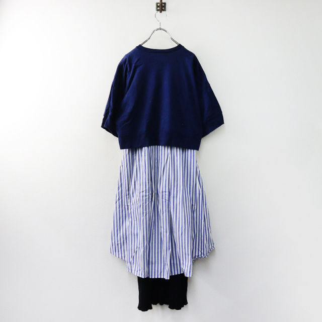 ENFOLD エンフォルド クラシック天竺 スタイルデザイン ドレス ワンピース ENFOLD - 新品＊ ENFOLD・希少・LAYERED DRESSの通販 by akari's