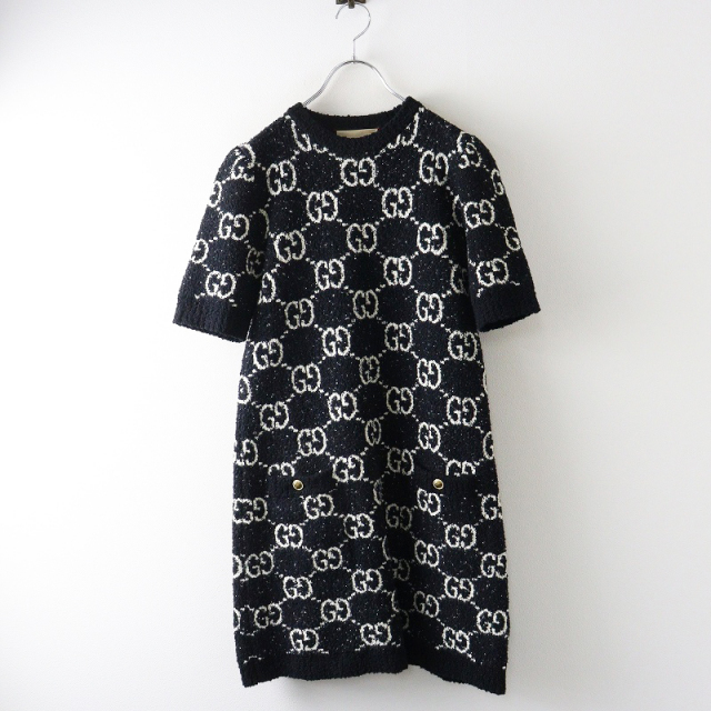 【極美品】GUCCI✨ブラックタイトワンピース キルティング トムフォード期 TRESORオンラインストア