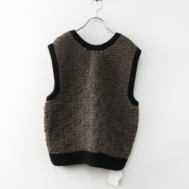 新品・ペルーニット・ツハル・実物画】柄編みバラクラバ オフ TSUHARU
