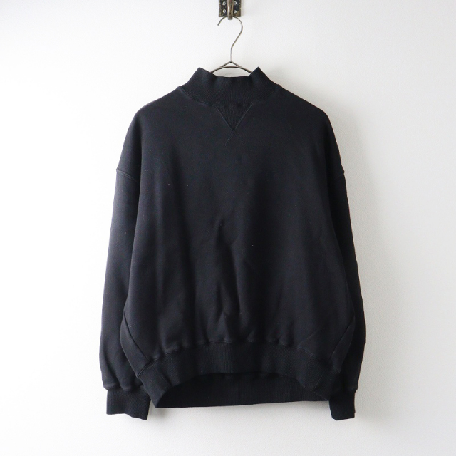 MACHATT ハイネック スウェット プルオーバー マチャット MACHATT ハイネックスウェット F｜ブラック トップス プル