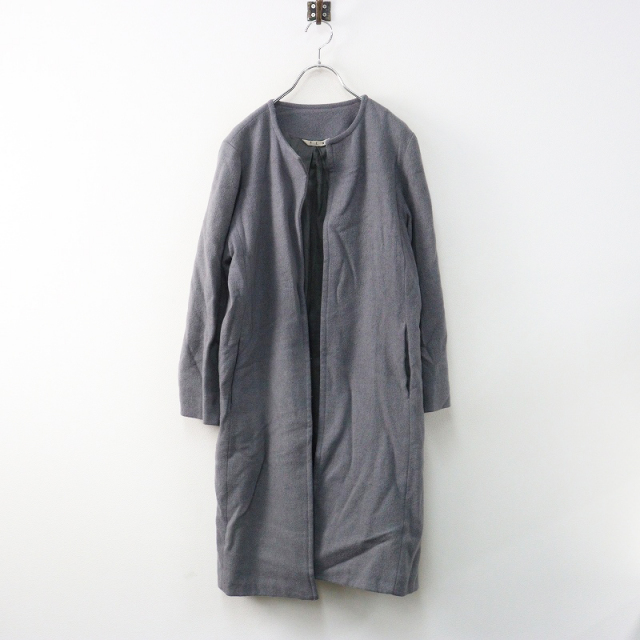フォグリネンワーク fog linen work FLW ウール ノーカラー コート