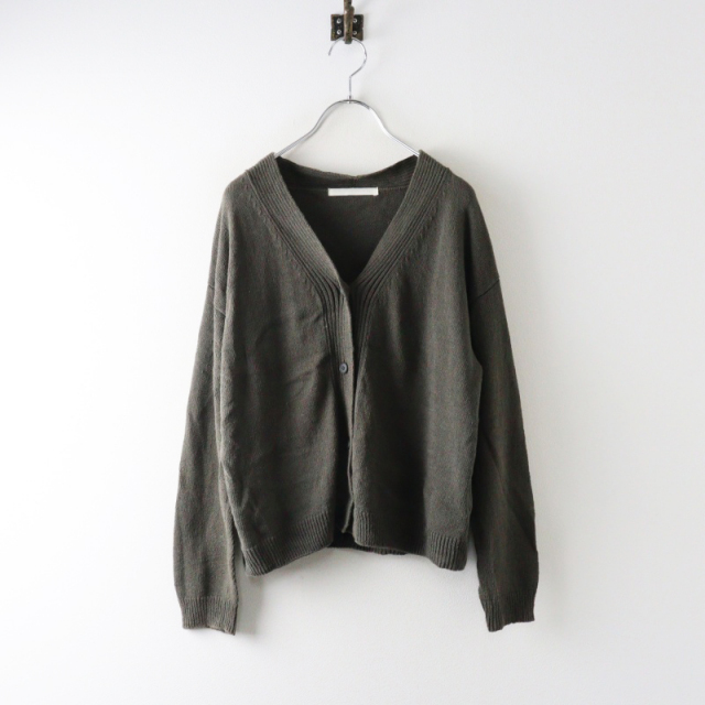 2025年　evam evaリネンコットンカーディガン　28,600円 定価28600円 2025SS エヴァムエヴァ evam eva linen cotton cardigan