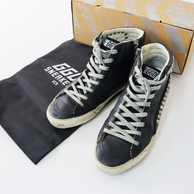 期間限定価格】ゴールデングース GOLDEN GOOSE SLIDE ハイカット