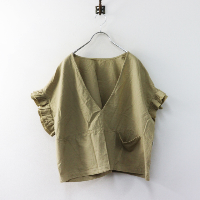 2025SS ネストローブ nest Robe UpcycleLino ダンガリーVネックベスト