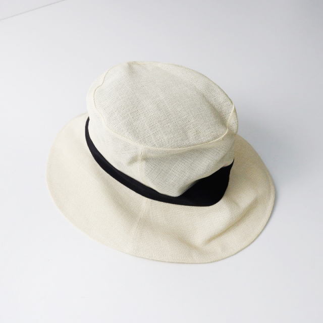 KIJIMA TAKAYUKI ホワイト　フェルトハット KIJIMA TAKAYUKI (キジマタカユキ) CLASSICAL BELL RABBIT HAIR