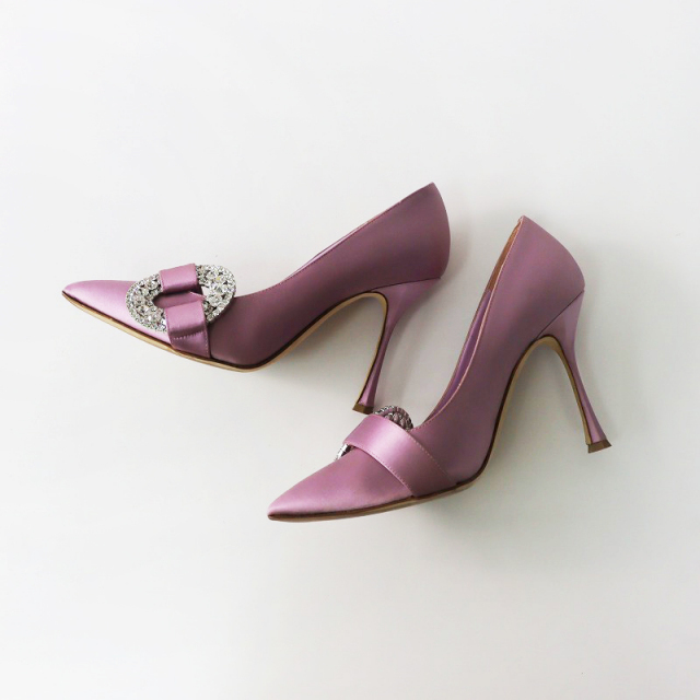 マノロブラニク サンダル 38.5 （MANOLO BLAHNIK - マノロブラニク  