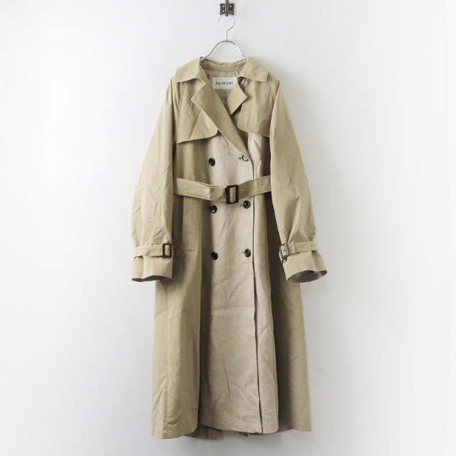 美品 レイビームス Ray BEAMS 異素材切替 トレンチコート /ベージュ 