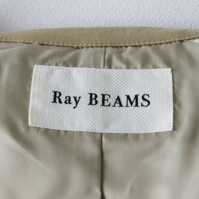 【Ray BEAMSタグ付き 】異素材切り替えトレンチコート Ray BEAMSタグ付き 】異素材切り替えトレンチコート