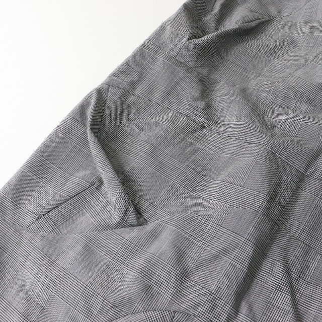 2024SS エンフォルド ENFOLD CHECK WAVE-MOTIF SKIRT チェック