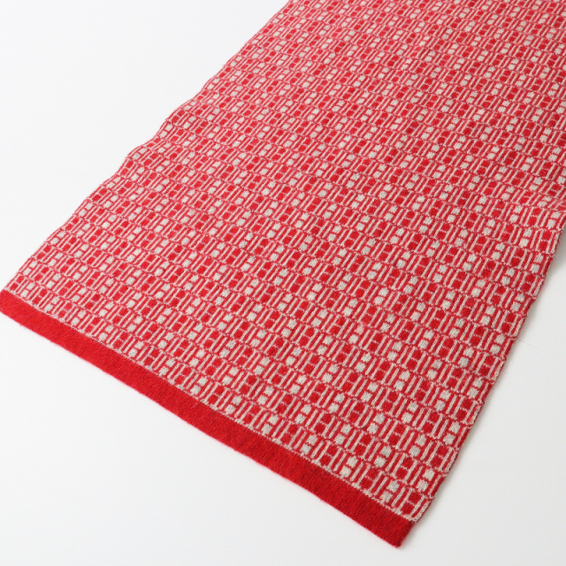 エルメス HERMES マルジェラ期 Hロゴ カシミヤ100% マフラー//レッド  