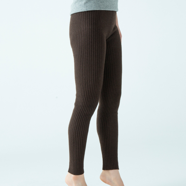 NOOS ヤクレギンス リブタイプ モンゴル国産 天然ヤク レディース