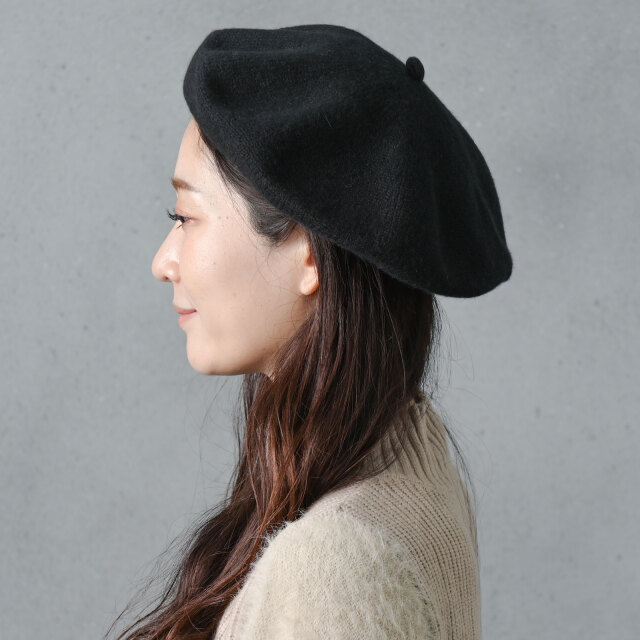 カシミヤベレー帽