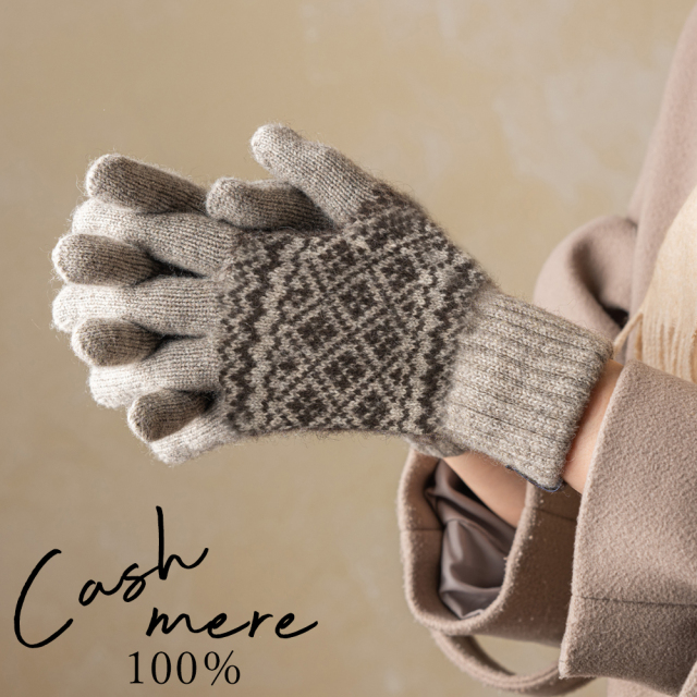 手袋 ヤク手袋 ノルディック柄 暖かい モンゴル国産 手袋 天然ヤク 100％ ヤク100％手袋 秋冬 冬用 防寒 通勤用 通学用 ギフト プレゼント モンゴル産 ノース