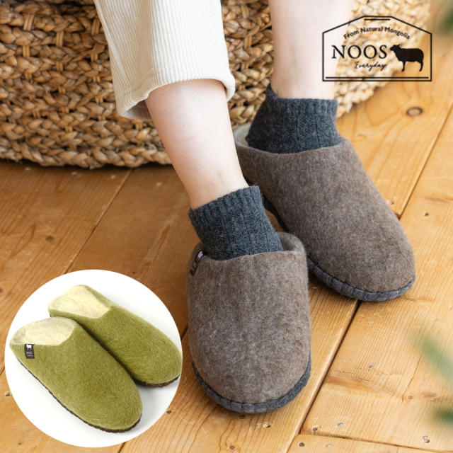 【50％OFF】スリッパ フェルトスリッパ  ハンドメイド モンゴル産【手作り】羊毛100% モンゴル国産 天然ウール 100％ メンズ レディース 吸湿性 通気性 オールシーズン ソール本皮 環境配慮 ルームシューズ 暖かい あったかい プレゼント 贈り物