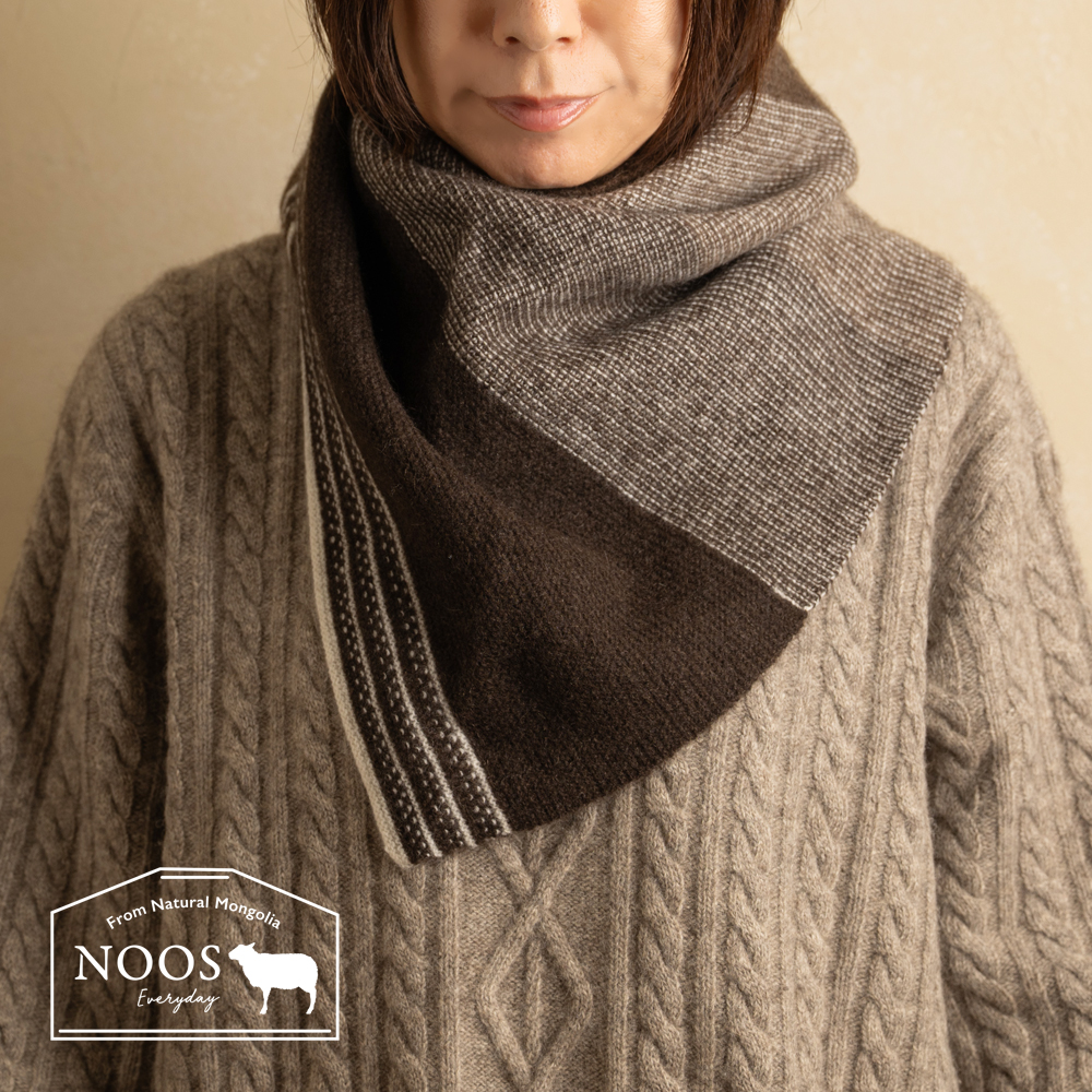 ヤクストール マフラー ミックスカラー レディース メンズ  大判ストール 【NOOS】 ストール 大判 防寒 結婚式 厚手 可愛い 秋 冬 秋冬 女性 男性 彼女 プレゼント 誕生日プレゼントなめらか起毛 ひざ掛け 旅行