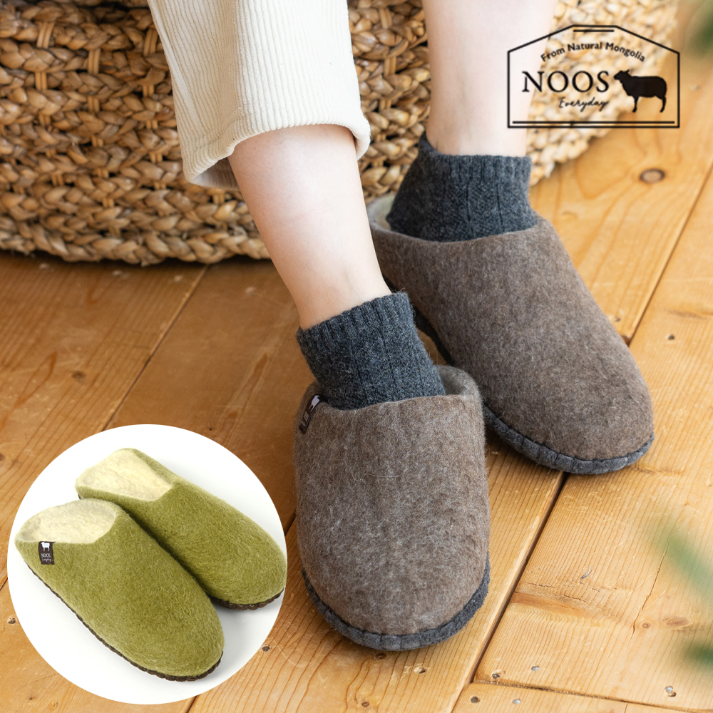 【30％OFF】スリッパ フェルトスリッパ  ハンドメイド モンゴル産【手作り】羊毛100% モンゴル国産 天然ウール 100％ メンズ レディース 吸湿性 通気性 オールシーズン ソール本皮 環境配慮 ルームシューズ 暖かい あったかい プレゼント 贈り物