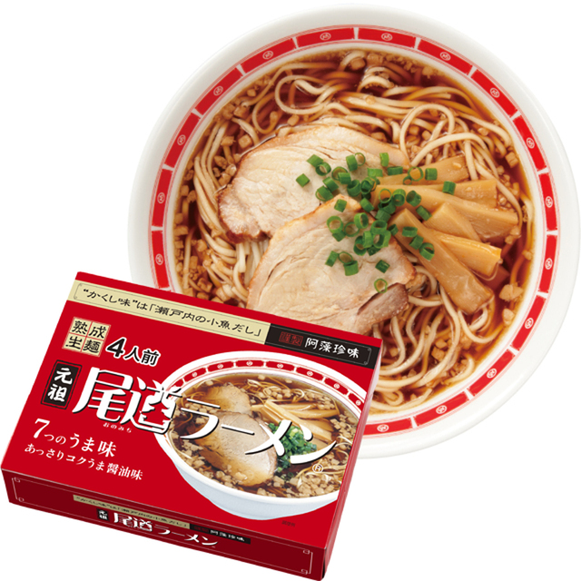 尾道ラーメン４食箱【常温便】 品番：3027