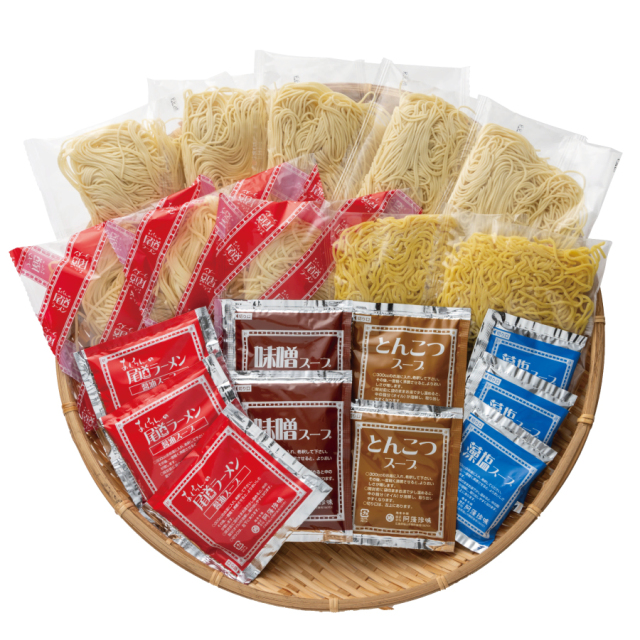 瀬戸内ラーメン10食セット | 尾道・とんこつ・藻塩・味噌ラーメン - 阿