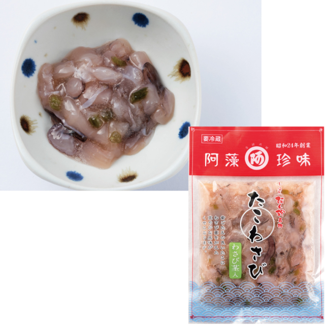 たこわさび　100ｇ袋入