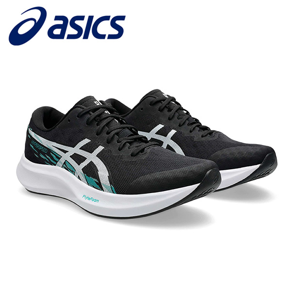 アシックス HYPER SPEED 4 ランニングシューズ メンズ 25SS ブラック×ホワイト (1011B874-002)