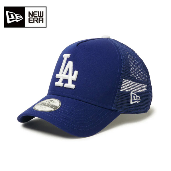 ニューエラYouth 9FORTY A-Frame トラッカー MLB Trucker Cap ロサンゼルス・ドジャース キッズ 25FW ダークロイヤル 14392032