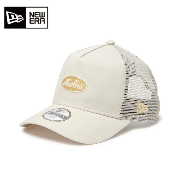 ニューエラ Youth 9FORTY A-Frame トラッカー Cotton Flax