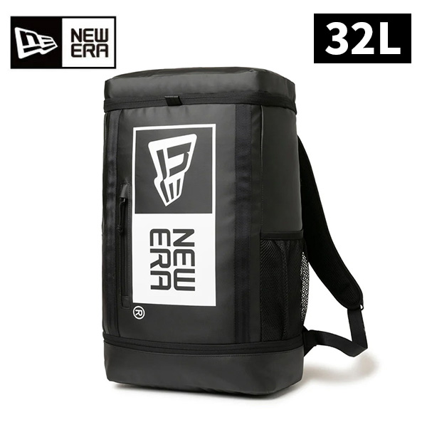 ニューエラ ボックスパック 32L TPU ボックスロゴ ユニセックス 25FW ブラック×ホワイト