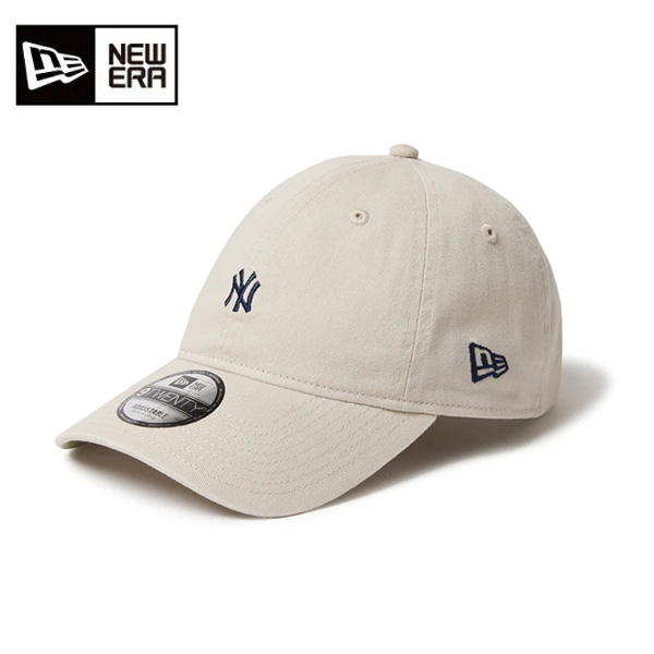ニューエラ キャップ 9TWENTY MLB バッターマンロゴ メタルバックル ニューヨーク・ヤンキース ストーン  ホワイト 14668023
