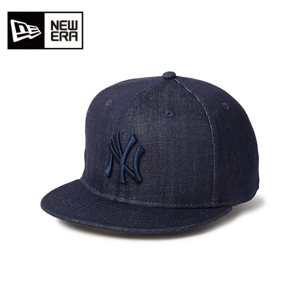  ニューエラ 59FIFTY Denim ニューヨーク・ヤンキース インディゴデニム 25FW ネイビー 14668180 帽子 
