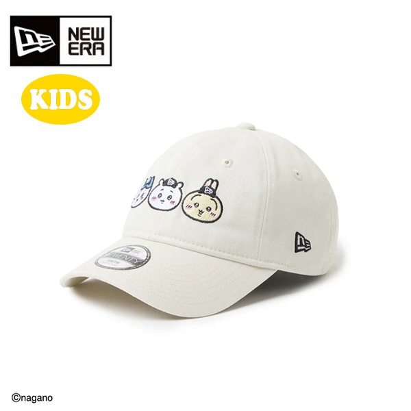 ニューエラ キャップ Youth 9TWENTY ちいかわ・ハチワレ・うさぎ キッズ 26SS アイボリー 14864477