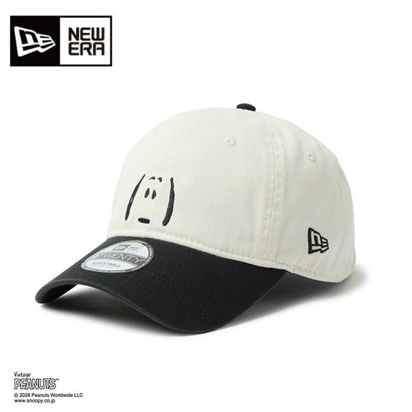 ニューエラ キャップ 9TWENTY PEANUTS 2-Tone ユニセックス 26SS クロームホワイト/カーキ 14865367