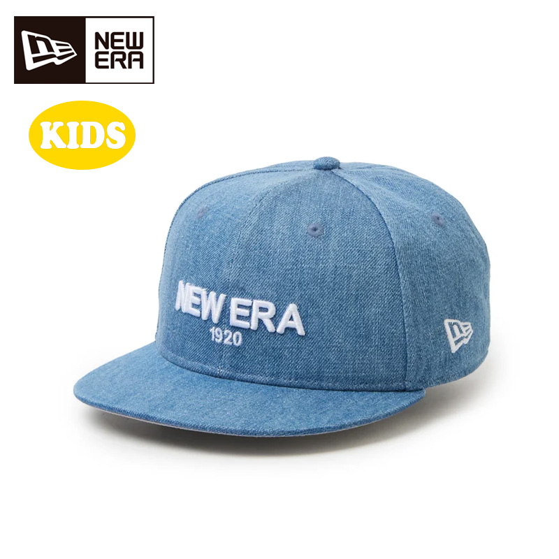 ニューエラ キャップ Youth 9FIFTY Denim NEW ERA 1920 キッズ 26FW ネイビー 15124956 フリー 帽子 950 ユース ボーイ ガール デニム