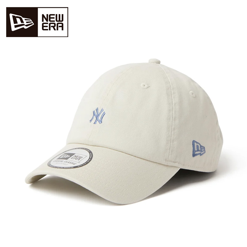 ニューエラ キャップ カジュアルクラシック ニューヨーク・ヤンキース Mini Logo ミニロゴ ユニセックス 26FW アイボリー 15136946 フリー 帽子 NEW ERA メンズ レディース