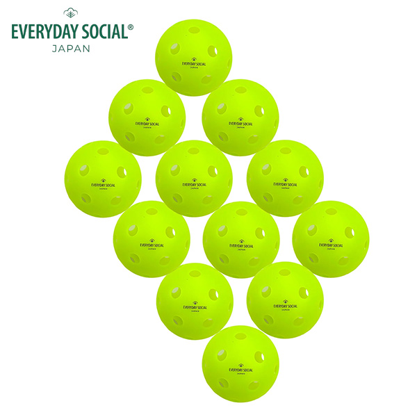 EVERYDAY SOCIAL ピックルボール THE ASAMA CLASSIC 屋内用ボール 26hole 3個入