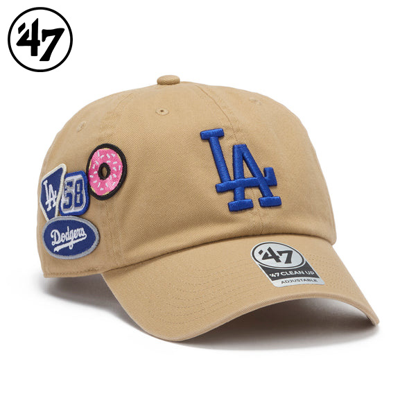 47 キャップ クリーンナップ ロサンゼルス・ドジャース BADGES ユニセックス カーキ 26FW