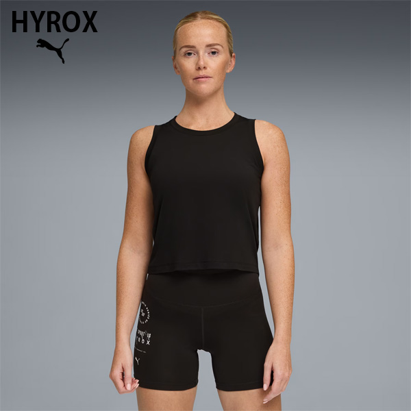 PUMA x HYROX トレーニングウエア クラウドスパン シティタンク レディース 26FW ブラック 528201-01 