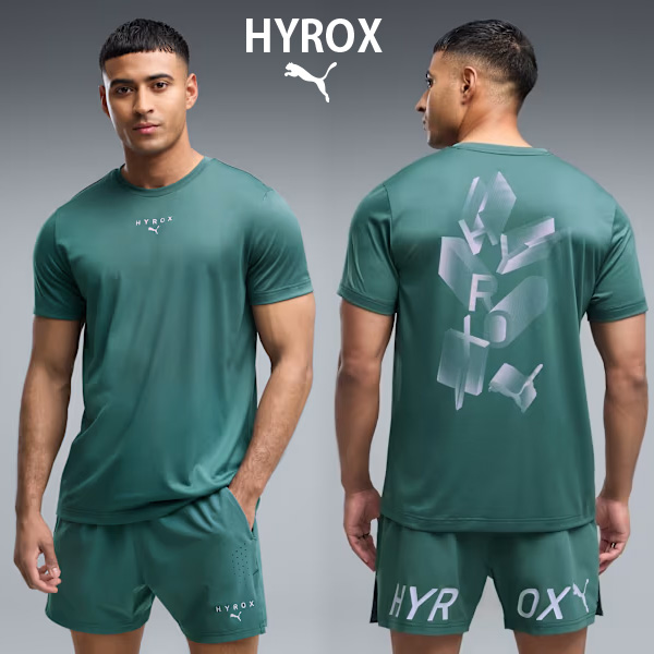 PUMA x HYROX トレーニングウエア ポリ グラフィック