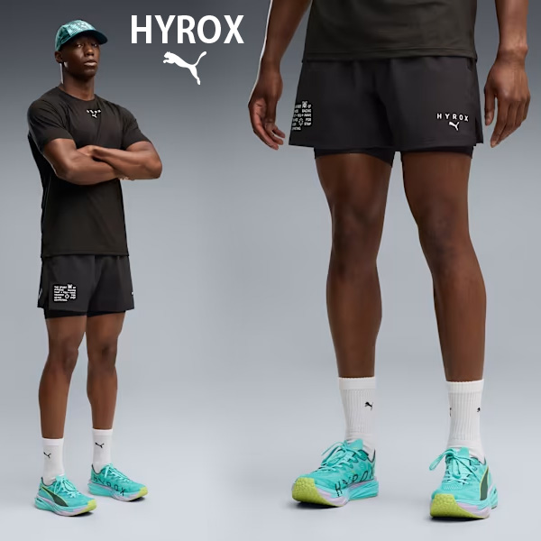 PUMA x HYROX トレーニングパンツ 2IN1 PWRMODE ショーツ