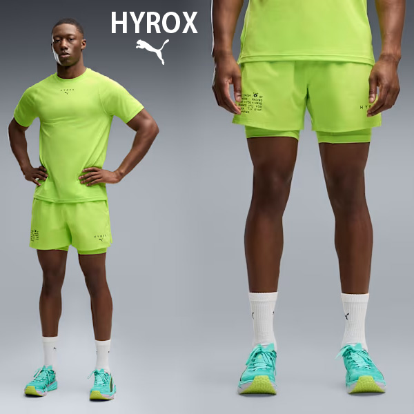 PUMA x HYROX トレーニングパンツ 2IN1 PWRMODE ショーツ メンズ 26FW