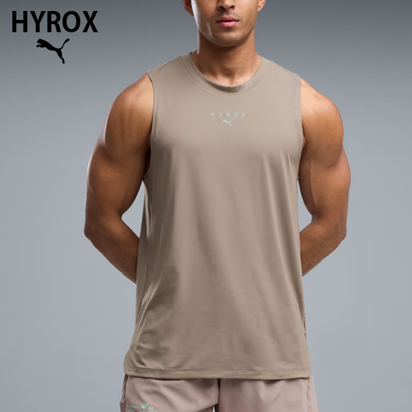 PUMA x HYROX トレーニングウエア クラウドスパン タンク メンズ 26FW マウスグレー 529327_81