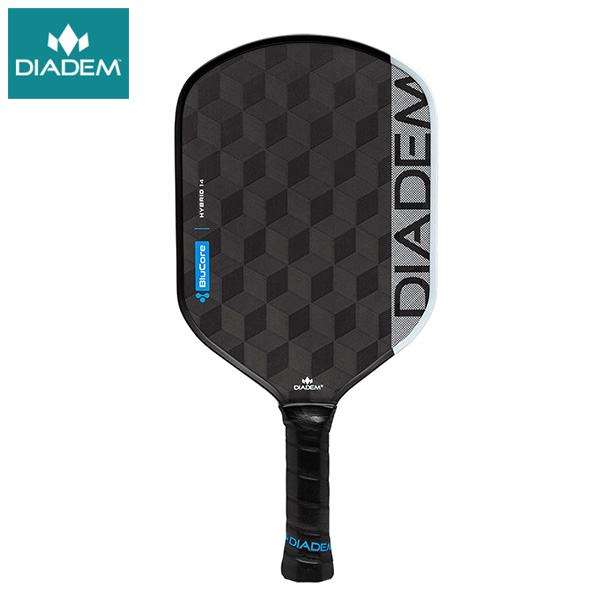 DIADEM ピックルボールパドル EDGE BLUCORE HYBRID14 25FW ブラック×ホワイト TPA023 